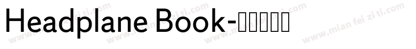 Headplane Book字体转换